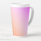 Radiant Pastel Sunset Gradient Milchtasse (Rechte Ecke)