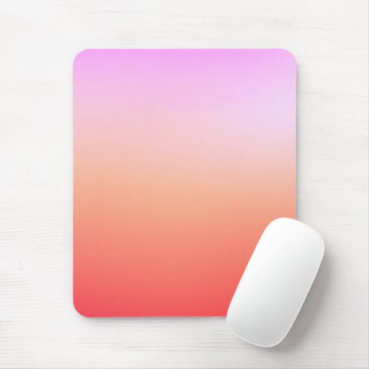 Radiant Pastel Sunset Gradient Mousepad (Mit Mouse)