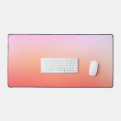 Radiant Pastel Sunset Gradient Schreibtischunterlage (Tastatur & Maus)