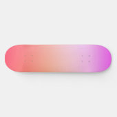 Radiant Pastel Sunset Gradient Skateboard (Horizontal)
