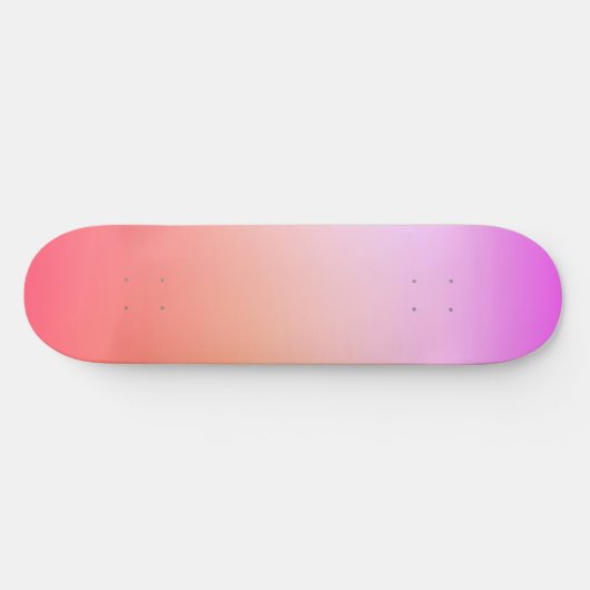 Radiant Pastel Sunset Gradient Skateboard (Horizontal)