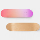 Radiant Pastel Sunset Gradient Skateboard (Horizontal)