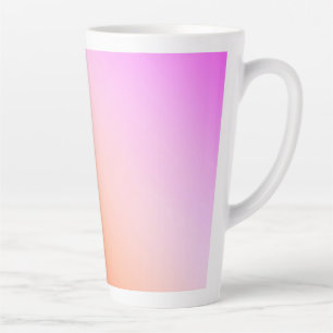 Radiant Pastell-Sonnenuntergangsverlauf Milchtasse