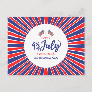 Radiant Patriotic Jubilee Postkarte
