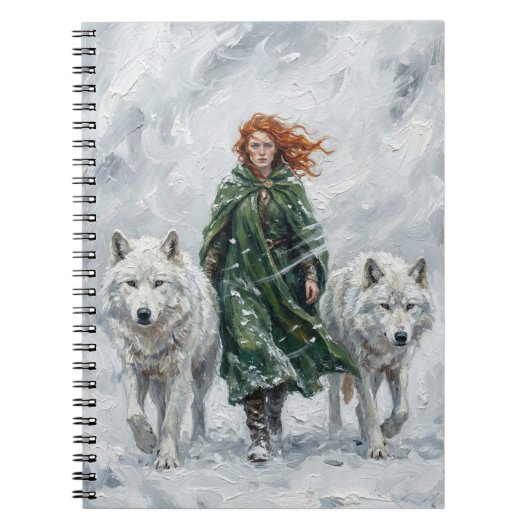 Radiant Peace Dove Lantern Imbolc Snowdrops Art Notizblock (Vorderseite)