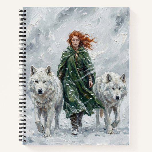 Radiant Peace Dove Lantern Imbolc Snowdrops Art Notizblock (Vorderseite)