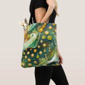 Radiant Peridot Citrine Lunar Glow Tasche (Von Nahem)