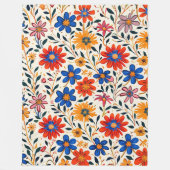 Radiant Petal Path 60x80 Fleece Blanket (Vorderseite)