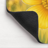 Radiant Petal Serie – Butterblume Mousepad (Ecke)