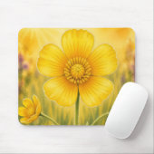 Radiant Petal Serie – Butterblume Mousepad (Mit Mouse)