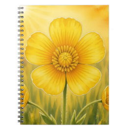 Radiant Petal Serie – Butterblume Notizblock