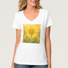 Radiant Petal Serie – Butterblume T-Shirt