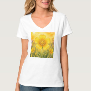 Radiant Petal Serie – Butterblume T-Shirt