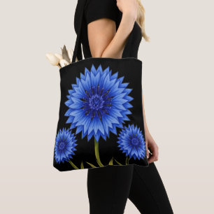 Radiant Petal-Serie – Kornblume Tasche