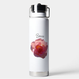Radiant Pink Tee Rose Personalisiert Trinkflasche