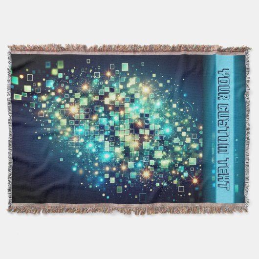 Radiant Pixel Bokeh Decke (Vorderseite)