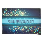 Radiant Pixel Bokeh Kissenbezug (Vorderseite-Links)