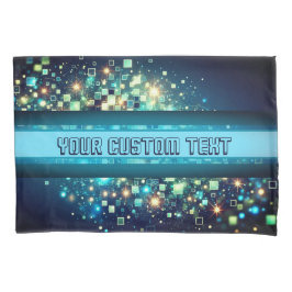 Radiant Pixel Bokeh Kissenbezug