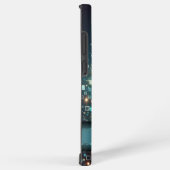 Radiant Pixel Bokeh Samsung Galaxy Hülle (Rechte Seite)