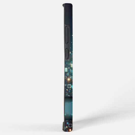 Radiant Pixel Bokeh Samsung Galaxy Hülle (Rechte Seite)