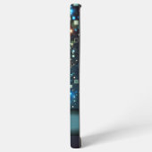 Radiant Pixel Bokeh Samsung Galaxy Hülle (Linke Seite)