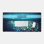 Radiant Pixel Bokeh Schreibtischunterlage (Tastatur & Maus)