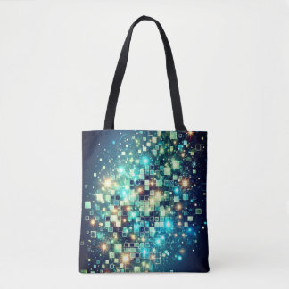 Radiant Pixel Bokeh Tasche