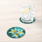 Radiant Plumeria Blooms Untersetzer (Vor Ort)