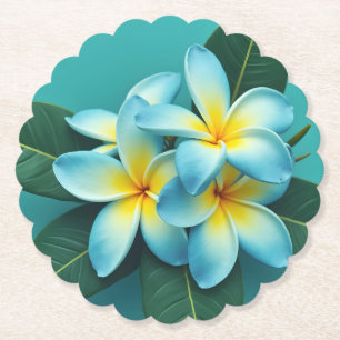 Radiant Plumeria Blooms Untersetzer