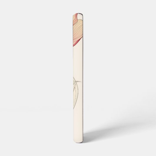 Radiant Poppy Sketch Phone Case Samsung Galaxy Hülle (Linke Seite)