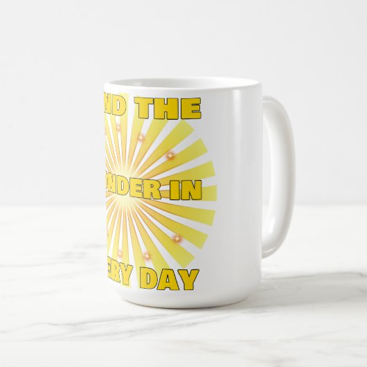 Radiant Positivity Kaffeetasse (VorderseiteRechts)