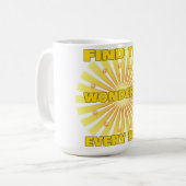 Radiant Positivity Kaffeetasse (Vorderseite Links)