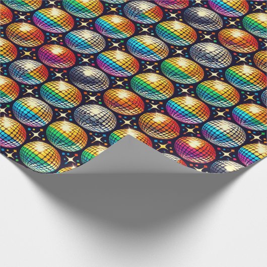 Radiant Pride Disco Ball - Wrap Geschenkpapier (Ecke)