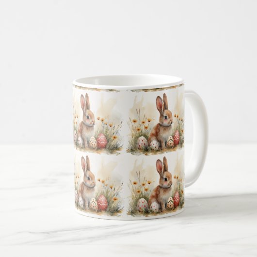 Radiant Rabbit Tasse: Bunny Bouquet Kaffeetasse (VorderseiteRechts)