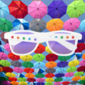 Radiant Rainbow Stars Sonnenbrille