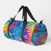 Radiant Rainbow Tie Dye Travel Carrier Duffle Bag (Rechte Ecke)
