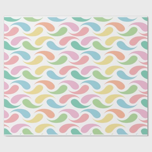 Radiant Raindrop Geschenkpapier (Flach)