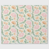 Radiant Ranunculus Wrapping Paper Geschenkpapier (Flach)