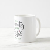 Radiant Redemption - Isaiah 61:3 Christliches Desi Kaffeetasse (VorderseiteRechts)