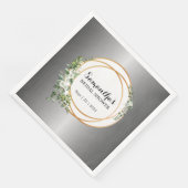 Radiant Remembrane: Unvergessliche Liebe Serviette (Ecke)