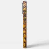 Radiant Reptile: Gelbe Schlangenhaut Case-Mate iPhone Hülle (Rückseite / Links)