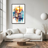 Radiant Rhapsody: Paris Monuments & Eiffelturm Poster