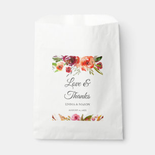 Radiant Romance Wedding Personalisiert Geschenktütchen