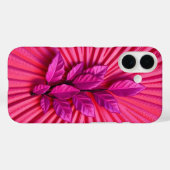 Radiant rosa Blätter Burst Case-Mate iPhone Case (Rückseite (Horizontal))