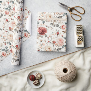 Radiant Rose Blume Classic Wrapping Paper Geschenkpapier