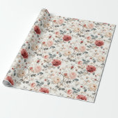 Radiant Rose Blume Classic Wrapping Paper Geschenkpapier (Ungerollt)