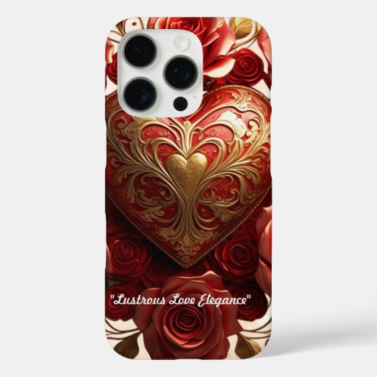 "Radiant Rose Elegance" Case-Mate iPhone Hülle (Rückseite)