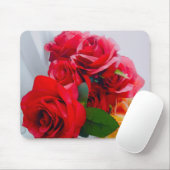Radiant Rose Mousepad (Mit Mouse)