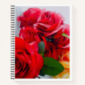 Radiant Rose Notebook Notizblock (Vorderseite)