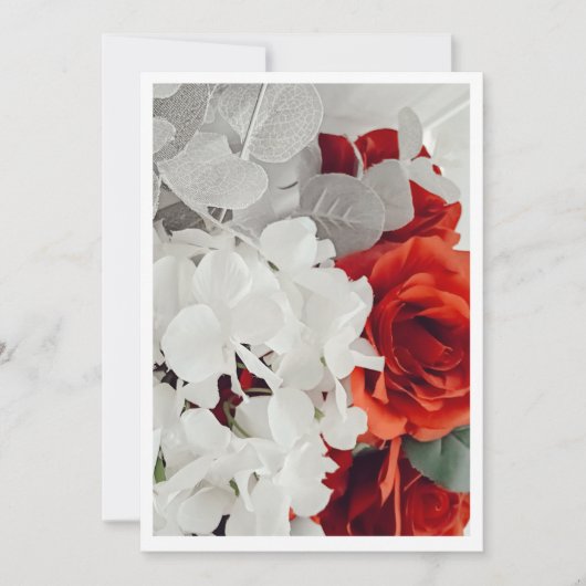 Radiant Rose Wedding Invitation Einladung (Vorderseite)